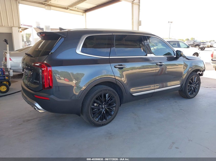 2021 Kia Telluride VIN 5XYP5DHC1MG100372 IAAI salvage auction — FRONT END, Salvage Title, sold $3,650 on 2026-07-29 (photo 4)