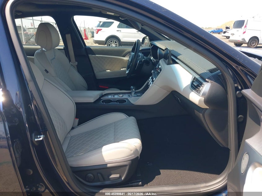 2023 Genesis G70 VIN KMTG54TE4PU106924 IAAI salvage auction — RIGHT SIDE, Salvage (California), sold $13,000 on 2026-08-27 (photo 5)