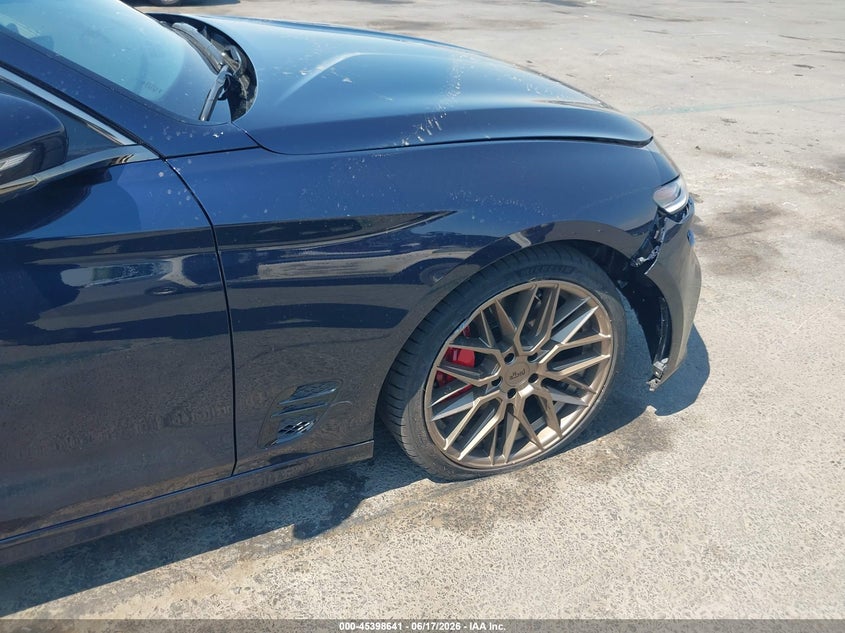 2023 Genesis G70 VIN KMTG54TE4PU106924 IAAI salvage auction — RIGHT SIDE, Salvage (California), sold $13,000 on 2026-08-27 (photo 6)