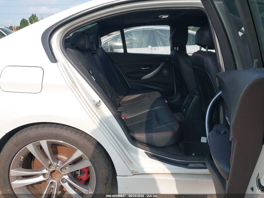2012 BMW 3er VIN WBA3A9C51CF474818 IAAI salvage auction — REAR END, Nrc Lienholder Repossession Paperwork (Texas), sold $1,050 on 2026-07-16 (photo 8)