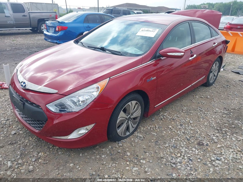 2013 Hyundai Sonata VIN KMHEC4A49DA083798 IAAI salvage auction — FRONT & REAR, Junk Bill Of Sale Mv2459 (Wisconsin), sold $275 on 2026-07-23 (photo 2)