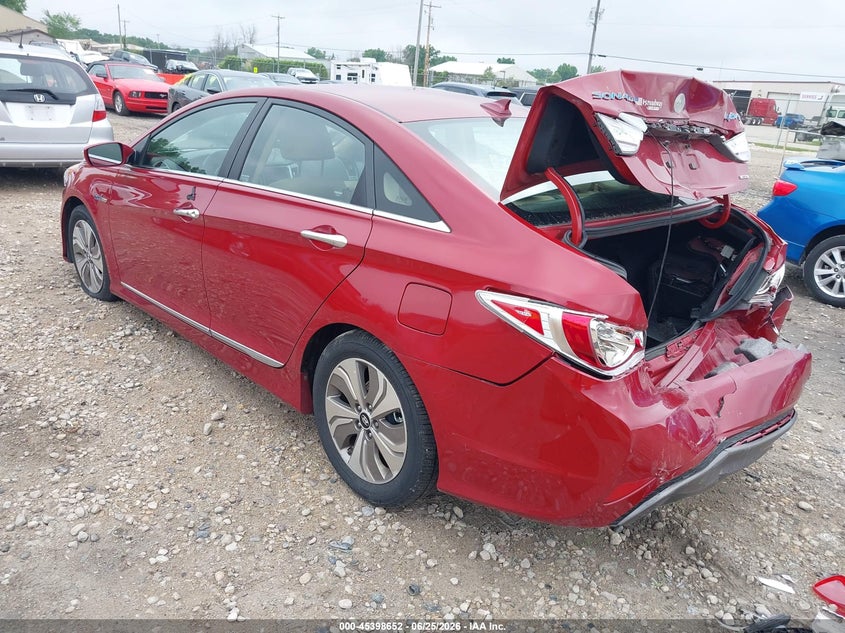 2013 Hyundai Sonata VIN KMHEC4A49DA083798 IAAI salvage auction — FRONT & REAR, Junk Bill Of Sale Mv2459 (Wisconsin), sold $275 on 2026-07-23 (photo 3)
