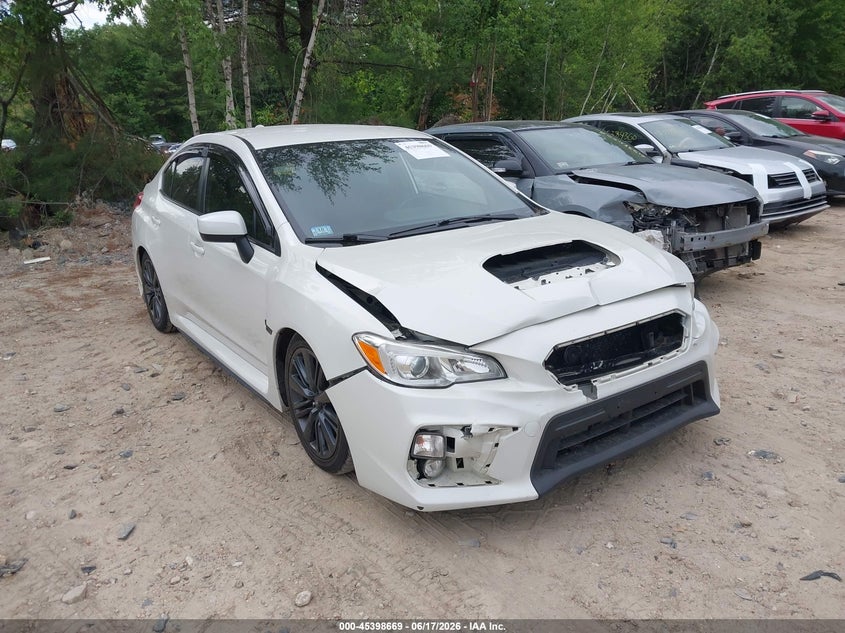 2019 Subaru Wrx VIN JF1VA1A62K9806177 IAAI salvage auction — FRONT END, Salvage (Massachusetts), sold $625 on 2026-07-28 (photo 1)