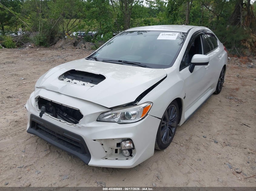 2019 Subaru Wrx VIN JF1VA1A62K9806177 IAAI salvage auction — FRONT END, Salvage (Massachusetts), sold $625 on 2026-07-28 (photo 2)