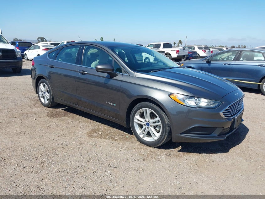 2018 Ford Fusion VIN 3FA6P0UU3JR254554 IAAI salvage auction — NORMAL WEAR, Sf97 (California), sold $9,100 on 2026-07-29 (photo 1)