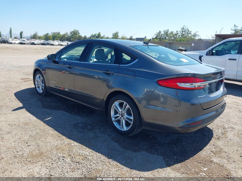 2018 Ford Fusion VIN 3FA6P0UU3JR254554 IAAI salvage auction — NORMAL WEAR, Sf97 (California), sold $9,100 on 2026-07-29 (photo 3)