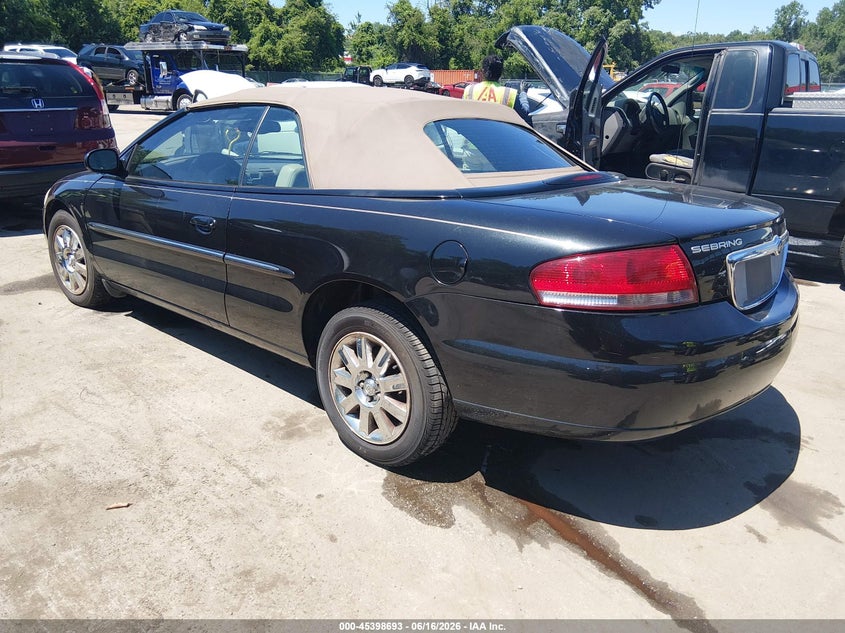 2004 Chrysler Sebring VIN 1C3EL65R84N157246 IAAI salvage auction — FRONT END, Salvage - Greater Than 75% (Maryland), sold $275 on 2026-07-09 (photo 3)