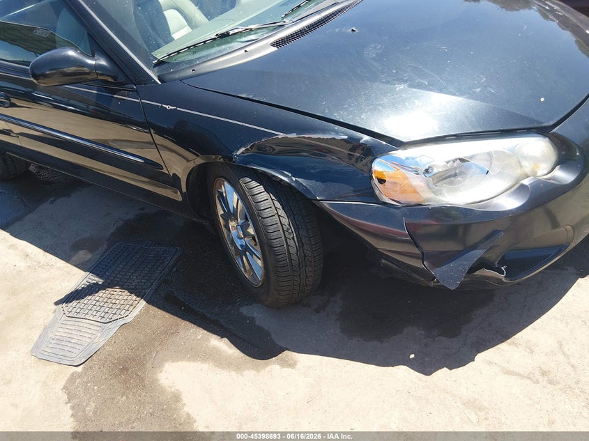 2004 Chrysler Sebring VIN 1C3EL65R84N157246 IAAI salvage auction — FRONT END, Salvage - Greater Than 75% (Maryland), sold $275 on 2026-07-09 (photo 6)