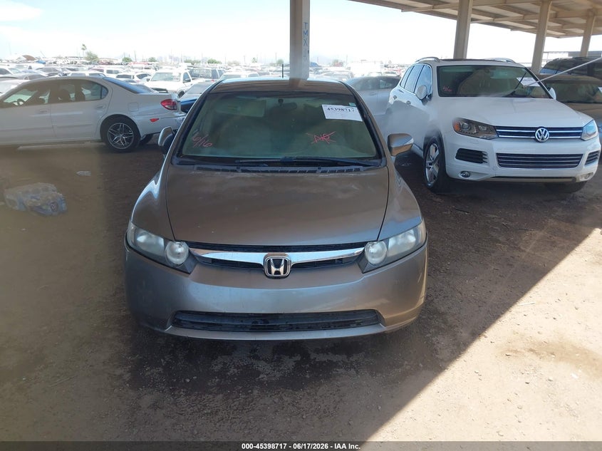 2007 Honda Civic hybrid VIN JHMFA36277S003640 IAAI salvage auction — FRONT END, Clear (Arizona), sold $25 on 2026-07-21 (photo 6)