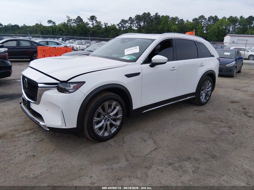 2024 Mazda Cx-90 VIN JM3KKDHD4R1125518 IAAI salvage auction — RIGHT FRONT, Salvage (Virginia), sold $16,650 on 2026-07-17 (photo 2)