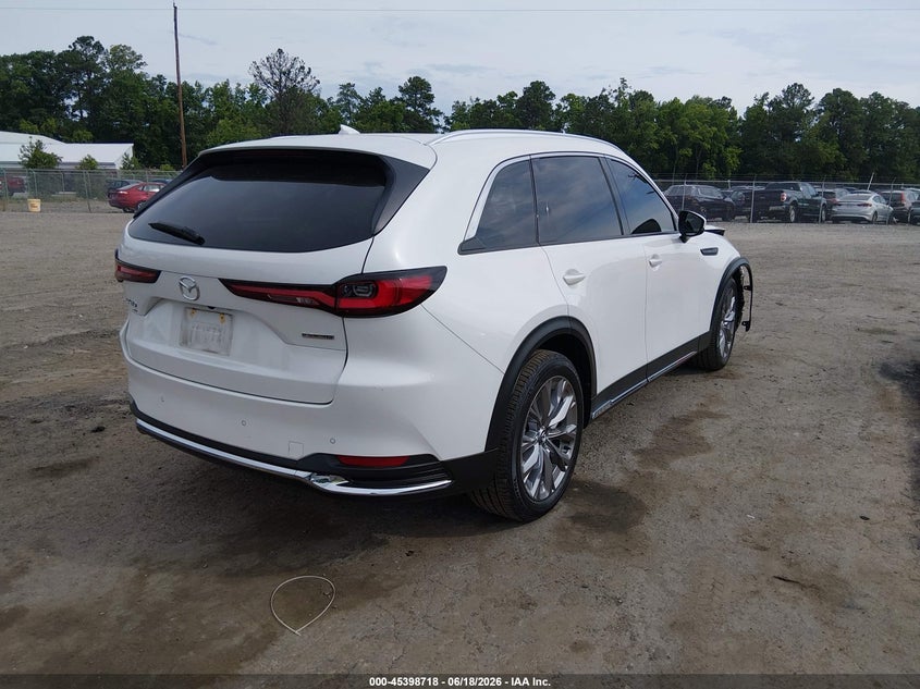 2024 Mazda Cx-90 VIN JM3KKDHD4R1125518 IAAI salvage auction — RIGHT FRONT, Salvage (Virginia), sold $16,650 on 2026-07-17 (photo 4)