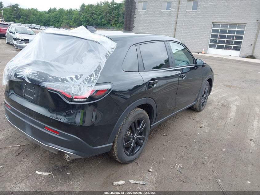 2026 Honda Hr-v VIN 3CZRZ2H54TM743068 IAAI salvage auction — FRONT END, Salvage Title, sold $7,600 on 2026-07-29 (photo 4)