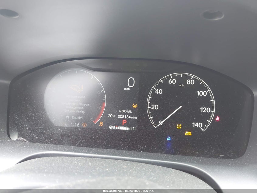 2026 Honda Hr-v VIN 3CZRZ2H54TM743068 IAAI salvage auction — FRONT END, Salvage Title, sold $7,600 on 2026-07-29 (photo 7)