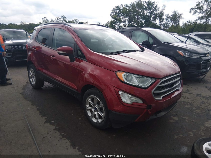 2021 Ford Ecosport VIN MAJ3S2GE0MC437012 IAAI salvage auction — FRONT END, Salvage (Ohio), sold $2,050 on 2026-07-09 (photo 1)
