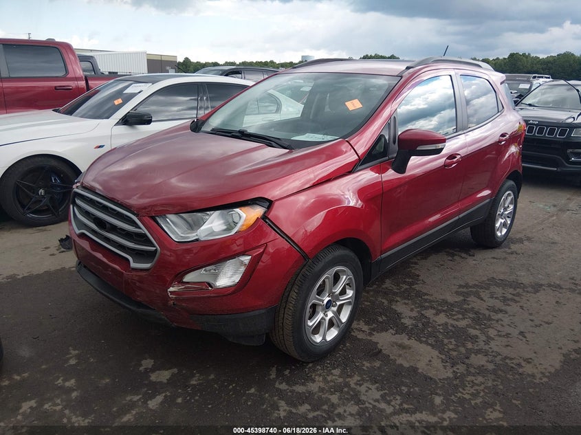 2021 Ford Ecosport VIN MAJ3S2GE0MC437012 IAAI salvage auction — FRONT END, Salvage (Ohio), sold $2,050 on 2026-07-09 (photo 2)