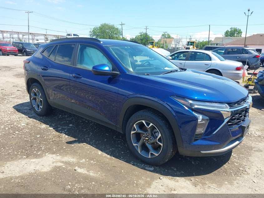 2024 Chevrolet Trax VIN KL77LHE2XRC104325 IAAI salvage auction — REAR END, Salvage Title, sold $1,750 on 2026-07-22 (photo 1)