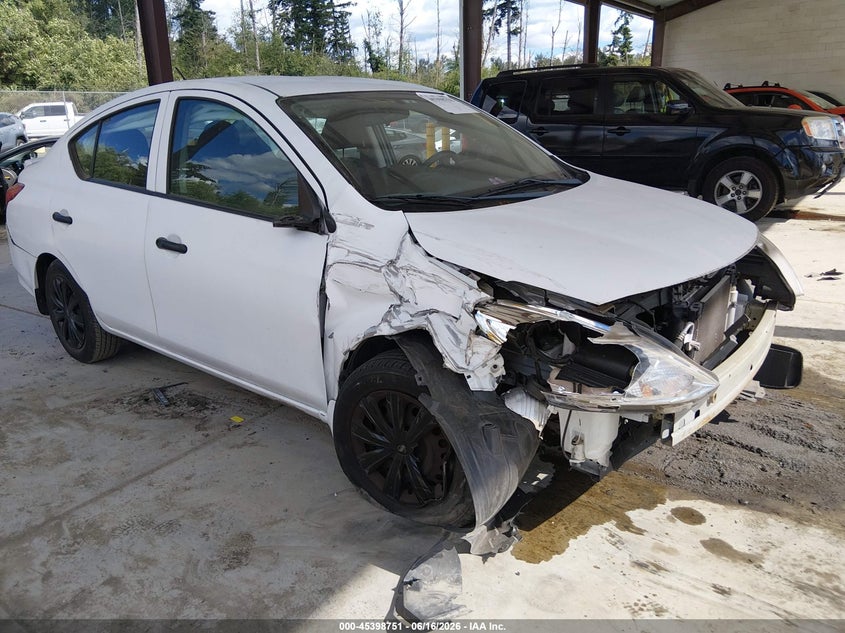 2019 Nissan Versa VIN 3N1CN7AP5KL824927 IAAI salvage auction — FRONT END, Bill Of Sale (Washington), sold $600 on 2026-07-09 (photo 1)