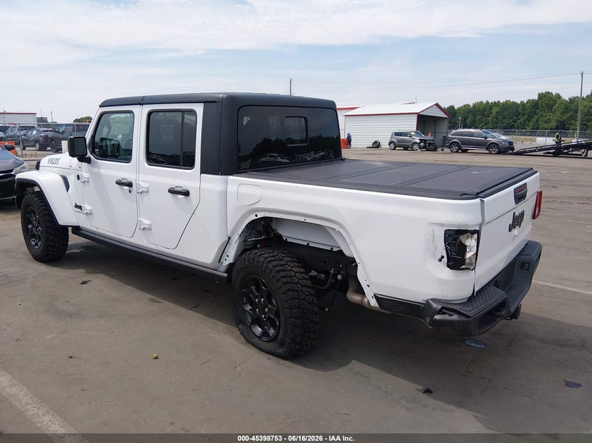2023 Jeep Gladiator VIN 1C6HJTAG1PL572790 IAAI salvage auction — SUSPENSION, Salvage (North Carolina), sold $7,100 on 2026-07-29 (photo 3)