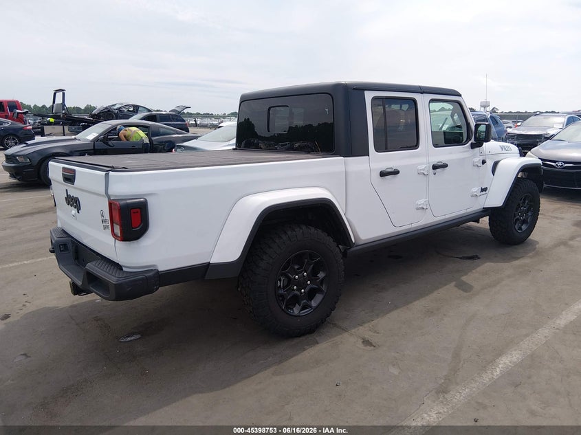 2023 Jeep Gladiator VIN 1C6HJTAG1PL572790 IAAI salvage auction — SUSPENSION, Salvage (North Carolina), sold $7,100 on 2026-07-29 (photo 4)