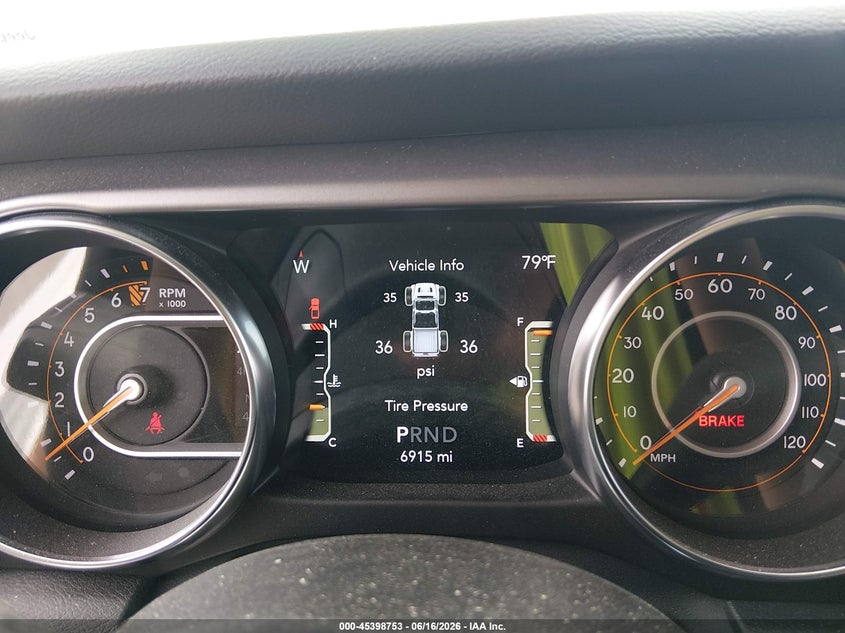 2023 Jeep Gladiator VIN 1C6HJTAG1PL572790 IAAI salvage auction — SUSPENSION, Salvage (North Carolina), sold $7,100 on 2026-07-29 (photo 7)