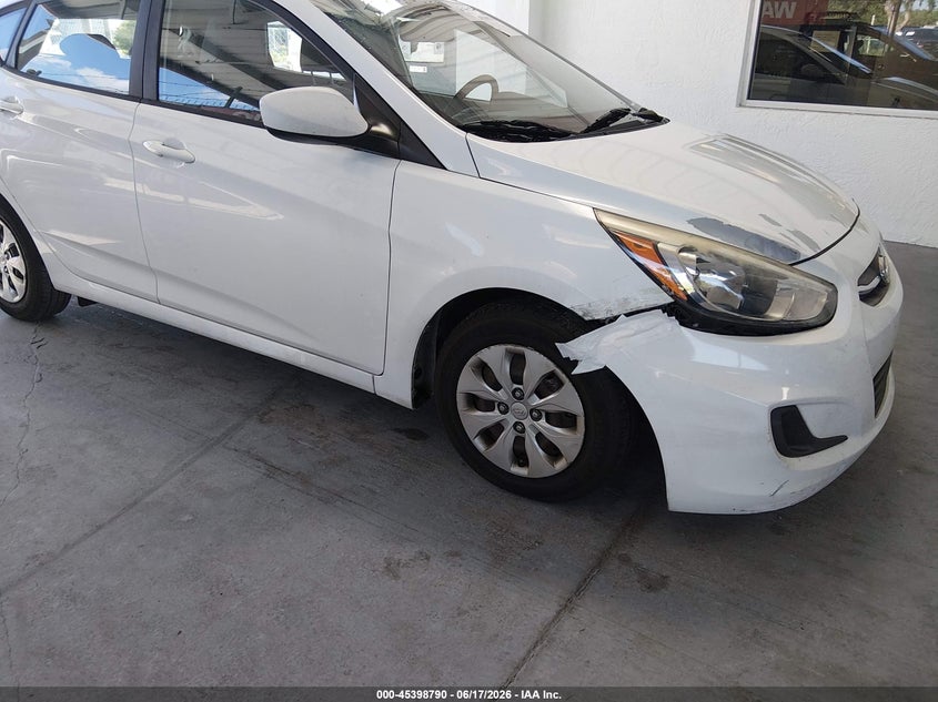 2016 Hyundai Accent VIN KMHCT5AEXGU278334 IAAI salvage auction — NORMAL WEAR, Clear (Montana), sold $725 on 2026-07-15 (photo 1)