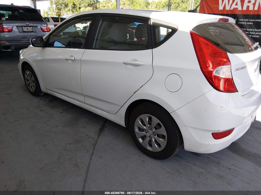 2016 Hyundai Accent VIN KMHCT5AEXGU278334 IAAI salvage auction — NORMAL WEAR, Clear (Montana), sold $725 on 2026-07-15 (photo 3)
