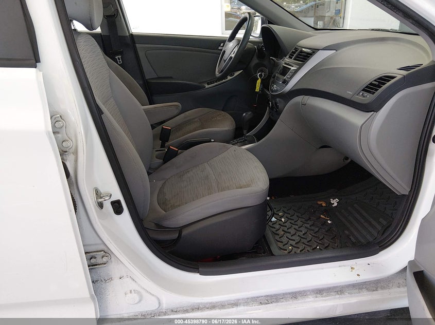 2016 Hyundai Accent VIN KMHCT5AEXGU278334 IAAI salvage auction — NORMAL WEAR, Clear (Montana), sold $725 on 2026-07-15 (photo 5)