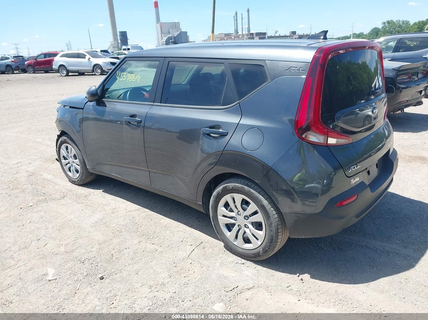 2021 Kia Soul VIN KNDJ23AU7M7736755 IAAI salvage auction — FRONT END, Salvage (Indiana), sold $2,100 on 2026-07-11 (photo 3)