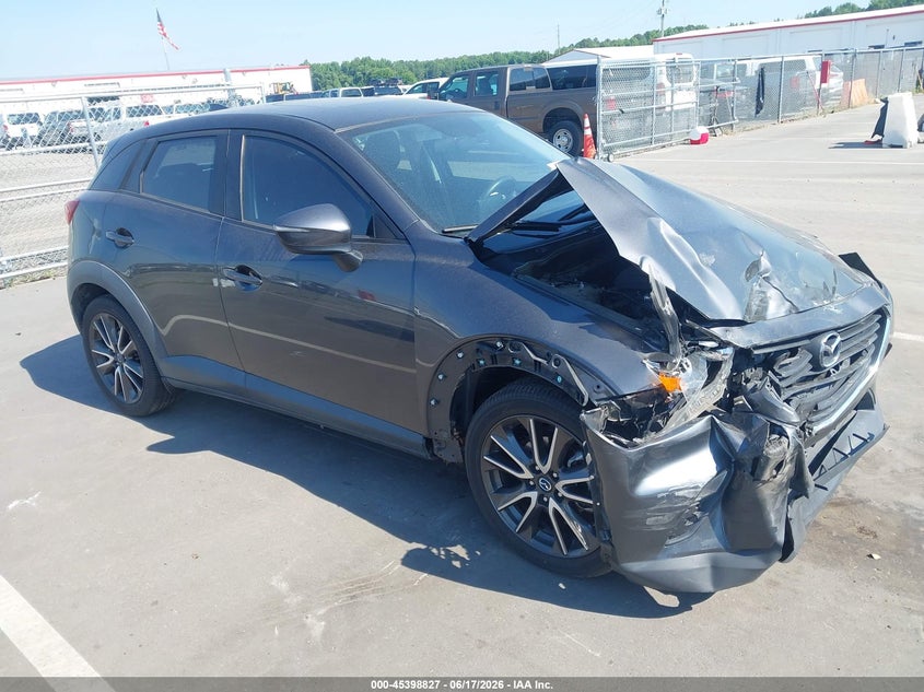 2017 Mazda Cx-3 VIN JM1DKFC70H0172970 IAAI salvage auction — FRONT END, Salvage (North Carolina), sold $1,000 on 2026-07-22 (photo 1)