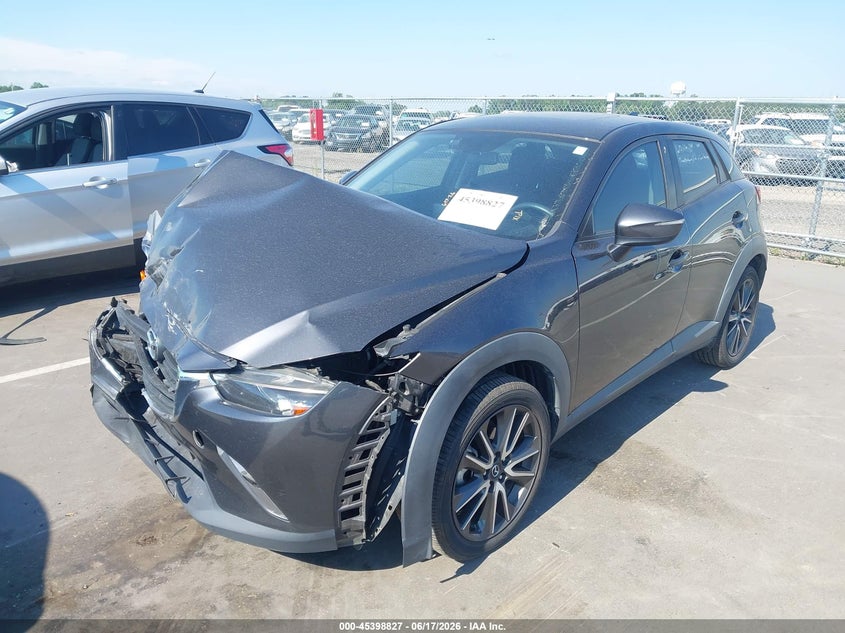2017 Mazda Cx-3 VIN JM1DKFC70H0172970 IAAI salvage auction — FRONT END, Salvage (North Carolina), sold $1,000 on 2026-07-22 (photo 2)