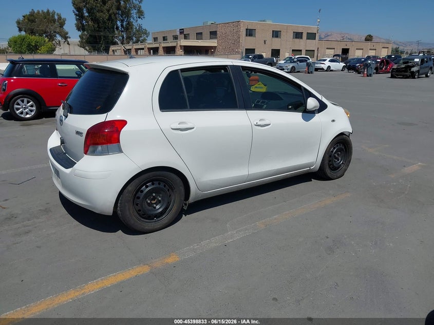 2009 Toyota Yaris VIN JTDKT903895234188 IAAI salvage auction — NORMAL WEAR, Clear - Dealer Only (California), sold $750 on 2026-07-13 (photo 4)