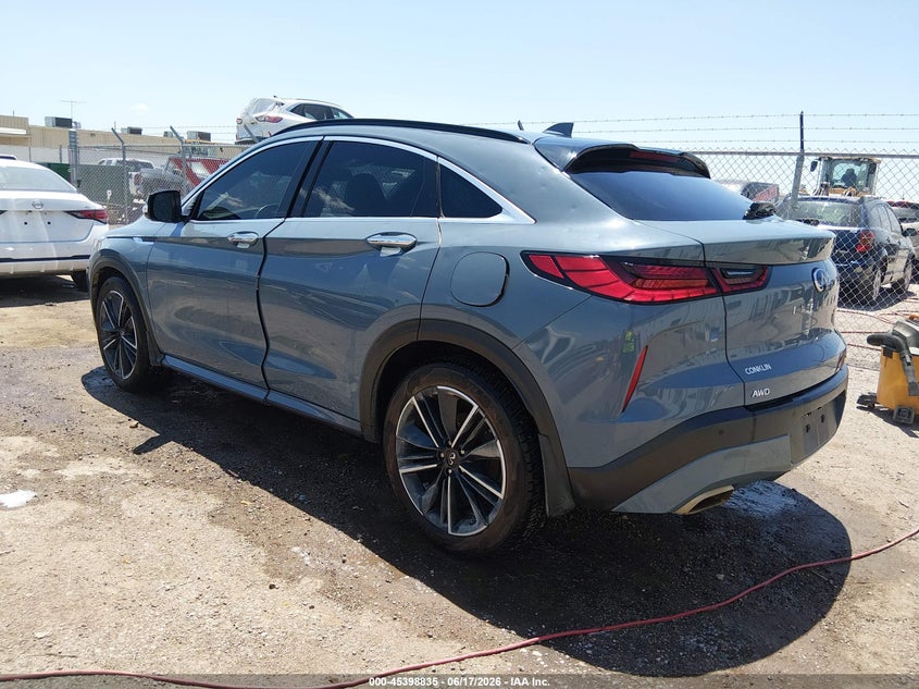 2022 Infiniti Qx55 VIN 3PCAJ5L36NF106529 IAAI salvage auction — HAIL, Salvage (Kansas), sold $13,200 on 2026-08-01 (photo 3)