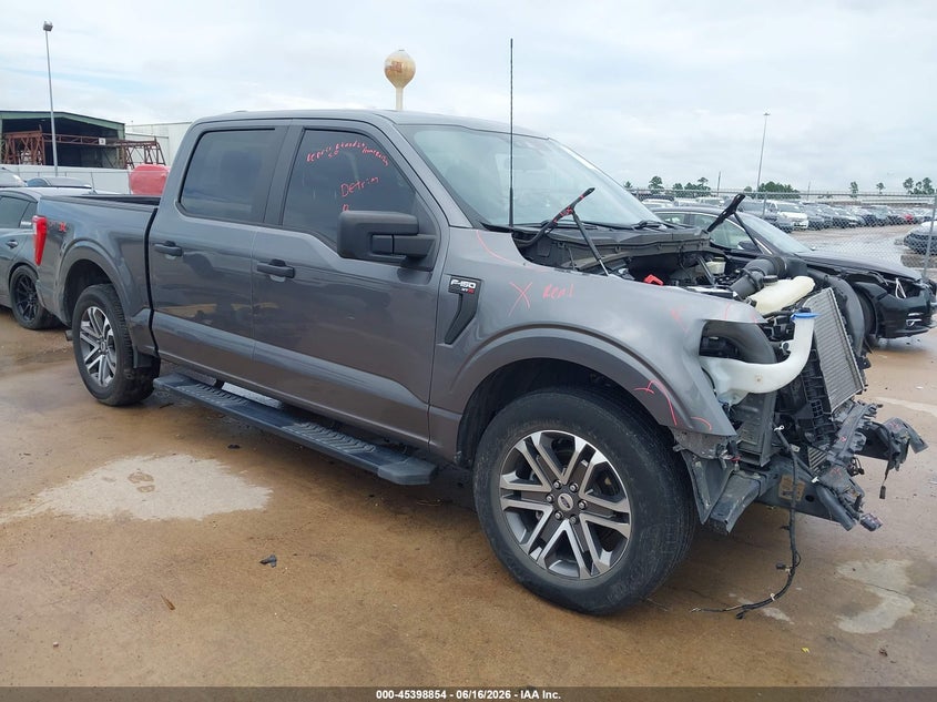2021 Ford F-150 VIN 1FTEW1CP8MFD00388 IAAI salvage auction — FRONT END, Original (Texas), sold $8,100 on 2026-07-30 (photo 1)