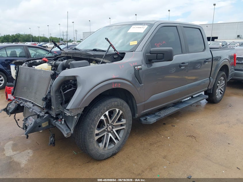 2021 Ford F-150 VIN 1FTEW1CP8MFD00388 IAAI salvage auction — FRONT END, Original (Texas), sold $8,100 on 2026-07-30 (photo 2)