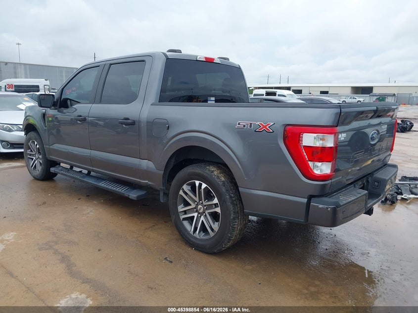 2021 Ford F-150 VIN 1FTEW1CP8MFD00388 IAAI salvage auction — FRONT END, Original (Texas), sold $8,100 on 2026-07-30 (photo 3)