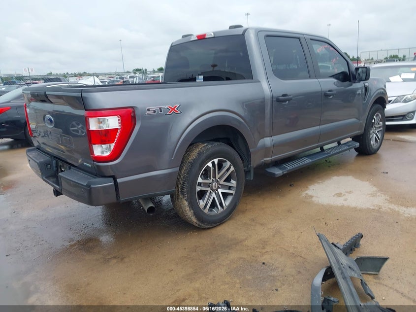 2021 Ford F-150 VIN 1FTEW1CP8MFD00388 IAAI salvage auction — FRONT END, Original (Texas), sold $8,100 on 2026-07-30 (photo 4)