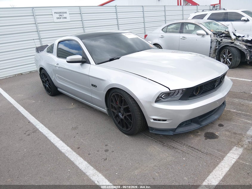 2012 Ford Mustang VIN 1ZVBP8CF7C5248494 IAAI salvage auction — SIDE, Clear (Tennessee), sold $11,100 on 2026-07-31 (photo 1)