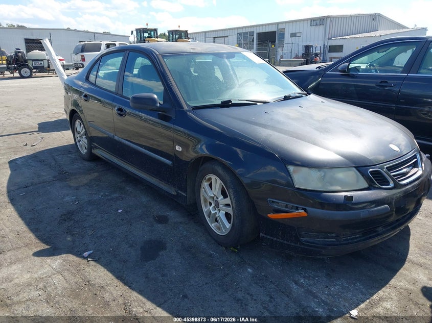 2006 Saab 9-3 VIN YS3FD45Y261115960 IAAI salvage auction — LEFT SIDE, Salvage (North Carolina), sold $200 on 2026-07-16 (photo 1)