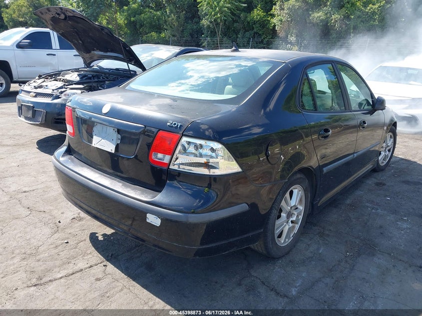 2006 Saab 9-3 VIN YS3FD45Y261115960 IAAI salvage auction — LEFT SIDE, Salvage (North Carolina), sold $200 on 2026-07-16 (photo 4)