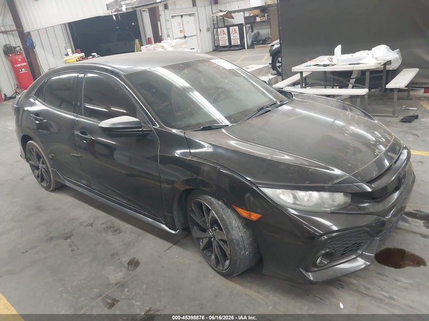 2018 Honda Civic VIN SHHFK7H43JU418252 IAAI salvage auction — LEFT FRONT, Salvage (Arizona), sold $5,050 on 2026-07-07 (photo 1)