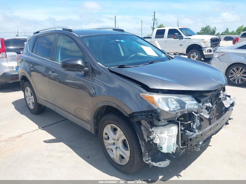 2014 Toyota VIN 2T3ZFREV6EW084147 IAAI salvage auction — REAR END, Salvage (Texas), sold $3,650 on 2026-07-31 (photo 1)