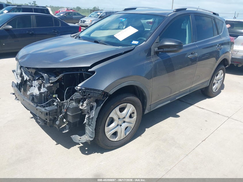 2014 Toyota VIN 2T3ZFREV6EW084147 IAAI salvage auction — REAR END, Salvage (Texas), sold $3,650 on 2026-07-31 (photo 2)