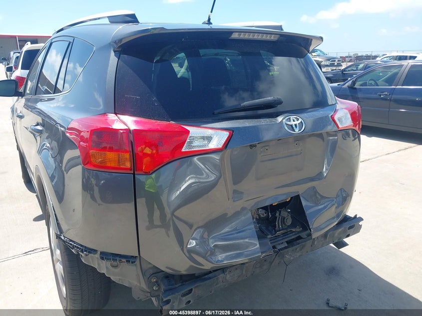 2014 Toyota VIN 2T3ZFREV6EW084147 IAAI salvage auction — REAR END, Salvage (Texas), sold $3,650 on 2026-07-31 (photo 6)