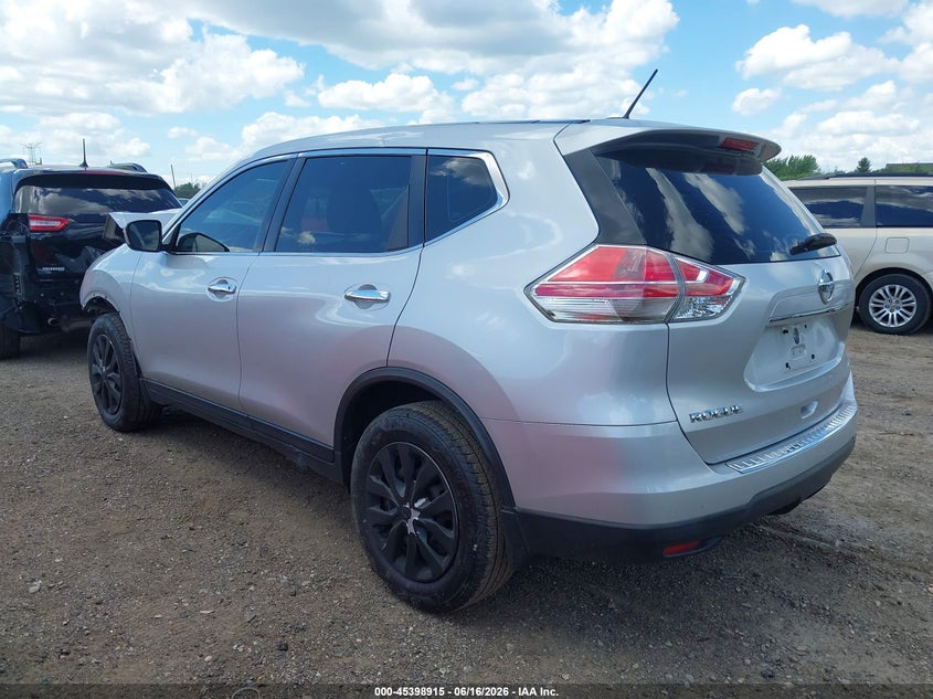 2015 Nissan Rogue VIN KNMAT2MV7FP541348 IAAI salvage auction — FRONT END, Salvage (Illinois), sold $450 on 2026-07-22 (photo 3)