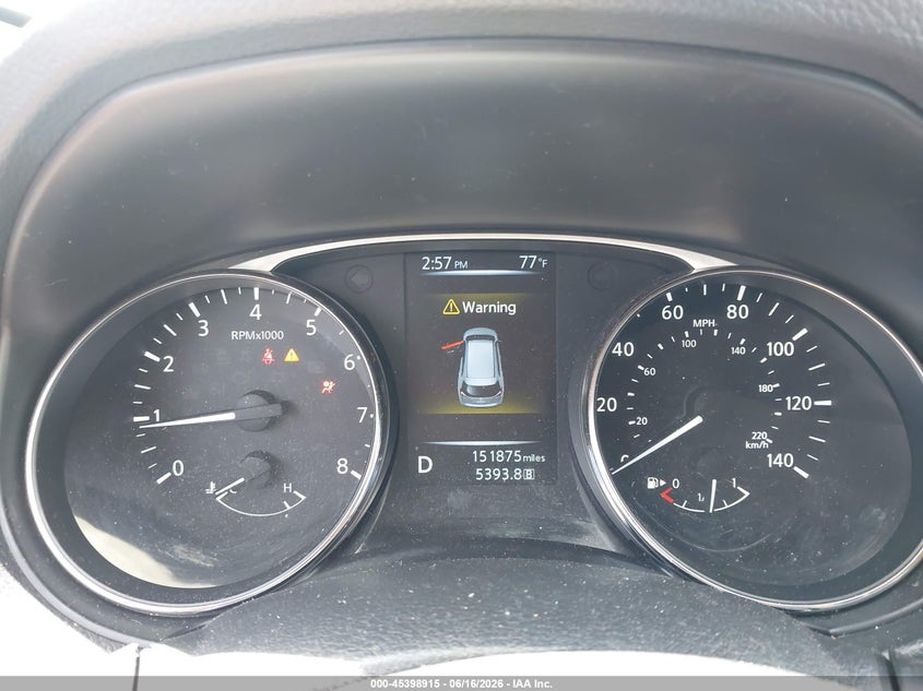 2015 Nissan Rogue VIN KNMAT2MV7FP541348 IAAI salvage auction — FRONT END, Salvage (Illinois), sold $450 on 2026-07-22 (photo 7)