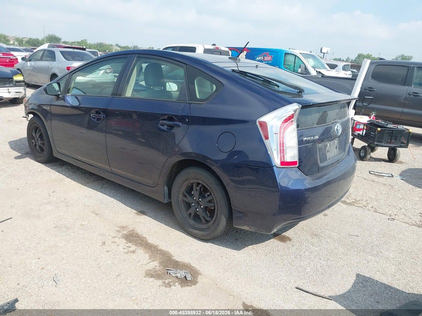 2014 Toyota Prius VIN JTDKN3DUXE0358383 IAAI salvage auction — FRONT END, Salvage Title, sold $1,800 on 2026-07-29 (photo 3)