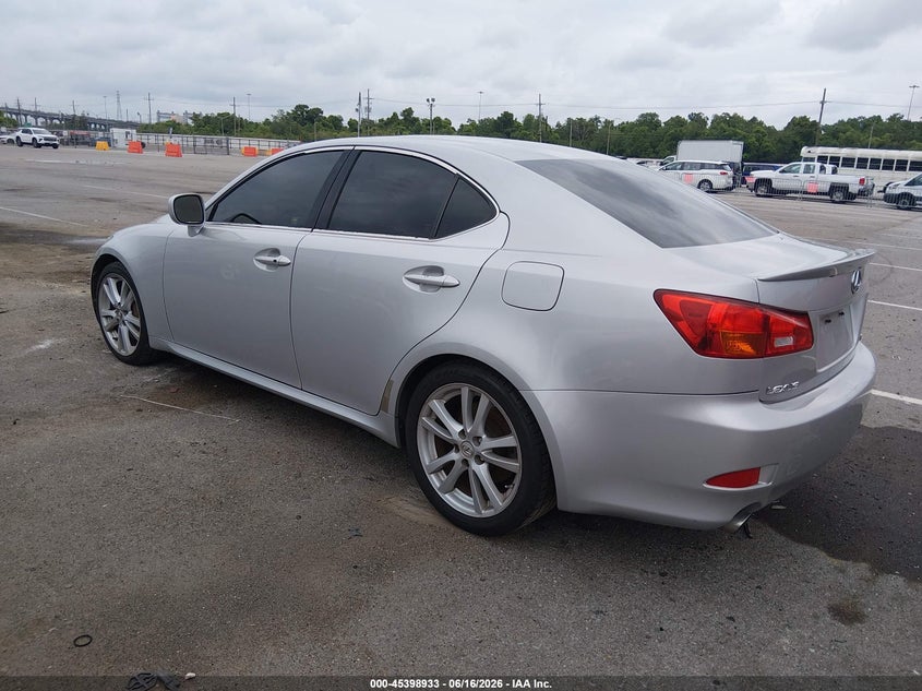 2006 Lexus Is VIN JTHBE262965008302 IAAI salvage auction — VANDALISM, Salvage (Louisiana), sold $1,500 on 2026-07-13 (photo 3)