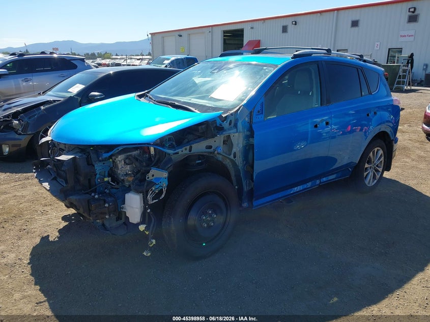 2018 Toyota Rav 4 VIN JTMDJREV6JD165097 IAAI salvage auction — FRONT END, Salvage (Oregon), sold $7,200 on 2026-07-31 (photo 2)