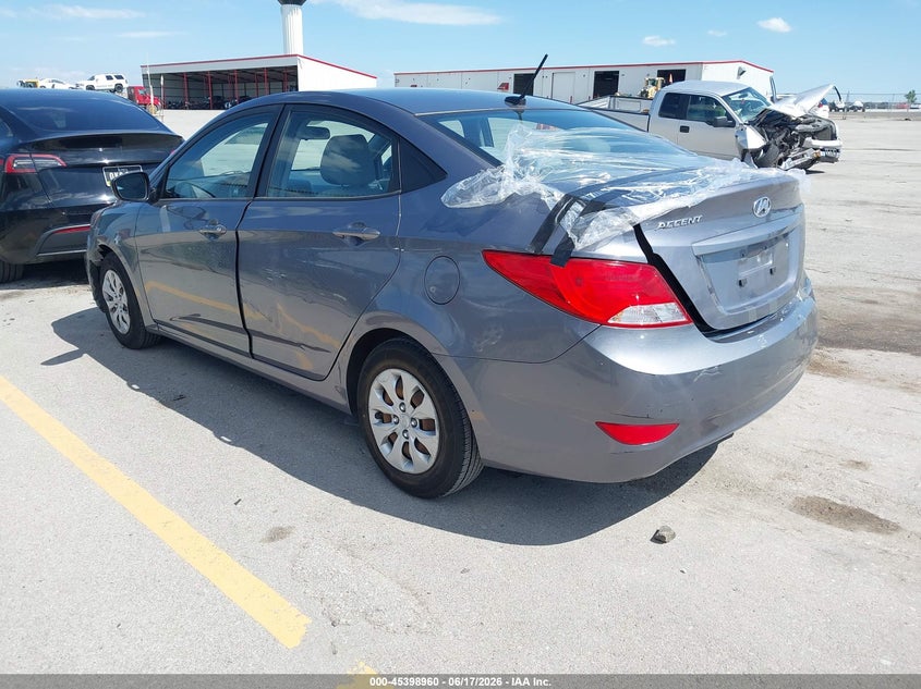 2016 Hyundai Accent VIN KMHCT4AE8GU156209 IAAI salvage auction — FRONT & REAR, Salvage (Iowa), sold $25 on 2026-07-21 (photo 3)
