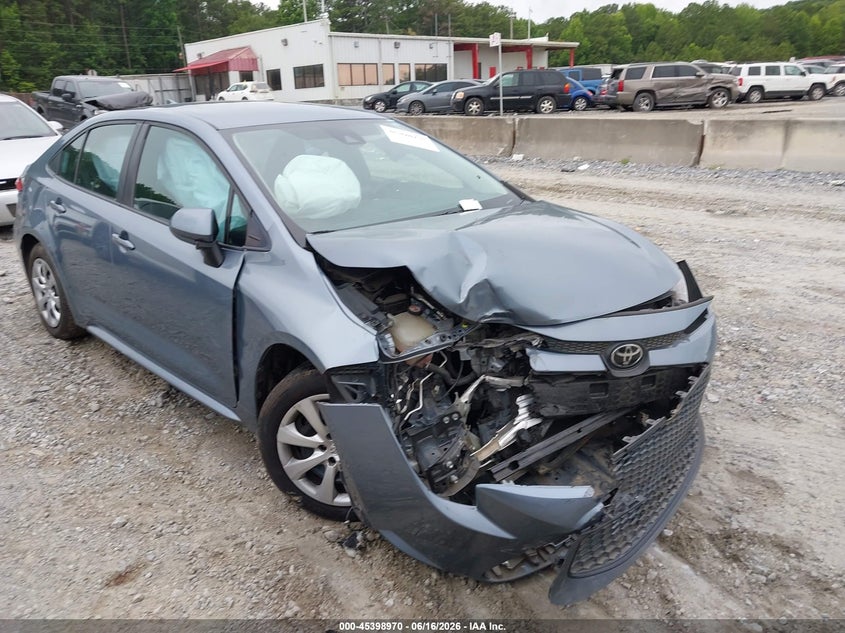 2020 Toyota Corolla VIN 5YFEPRAE0LP093063 IAAI salvage auction — FRONT END, Salvage (Georgia), sold $275 on 2026-07-28 (photo 1)